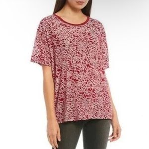 NWOT Free People velvet teddy burnout top size xs